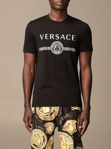 t-shirt versace uomo scontata|versace t shirt.